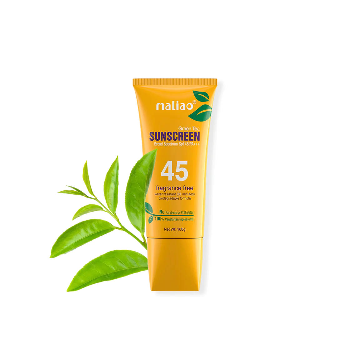 Maliao Green Tea SPF45+++ Water Resistant Sunscreen